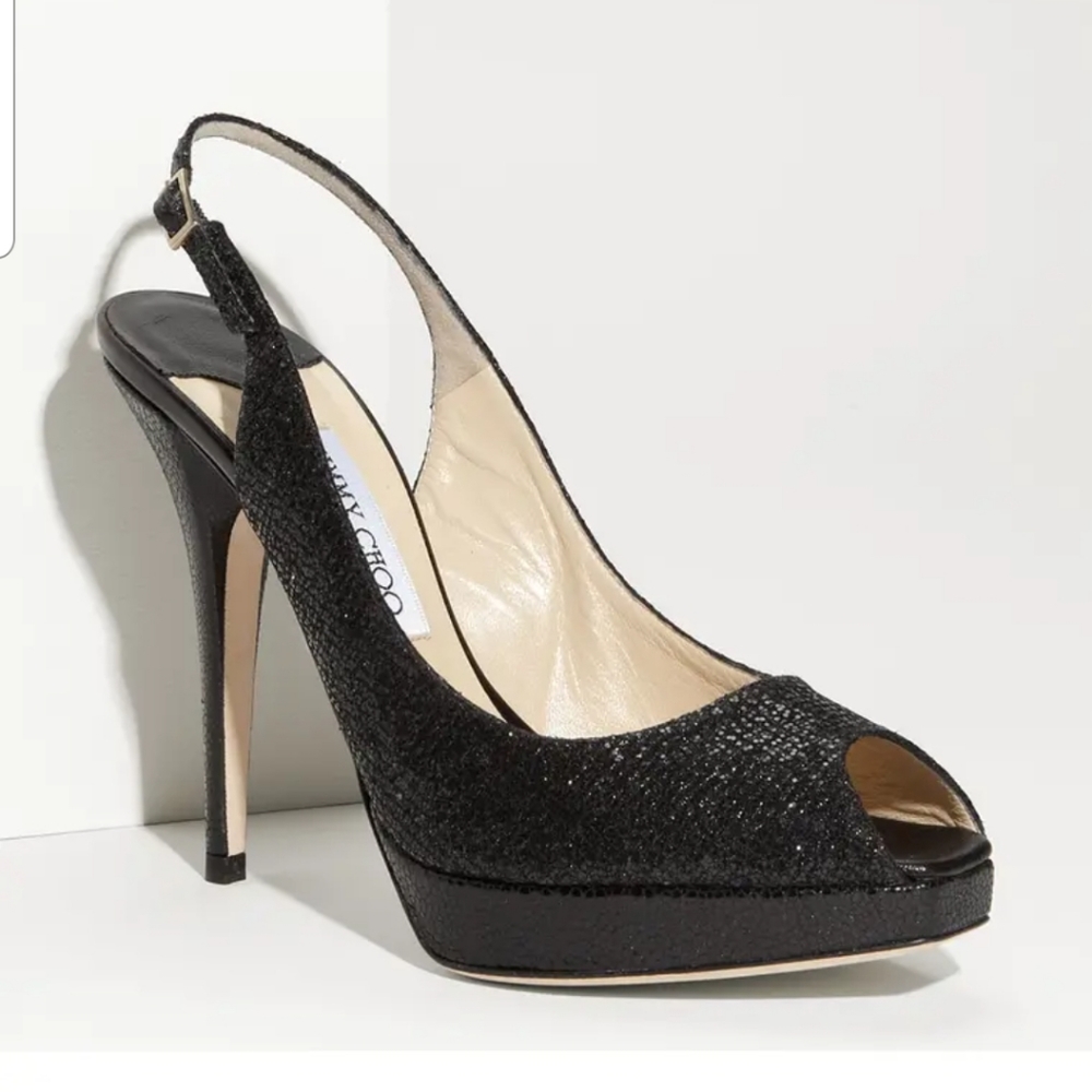 Jimmy Choo slingback 4.75” heels